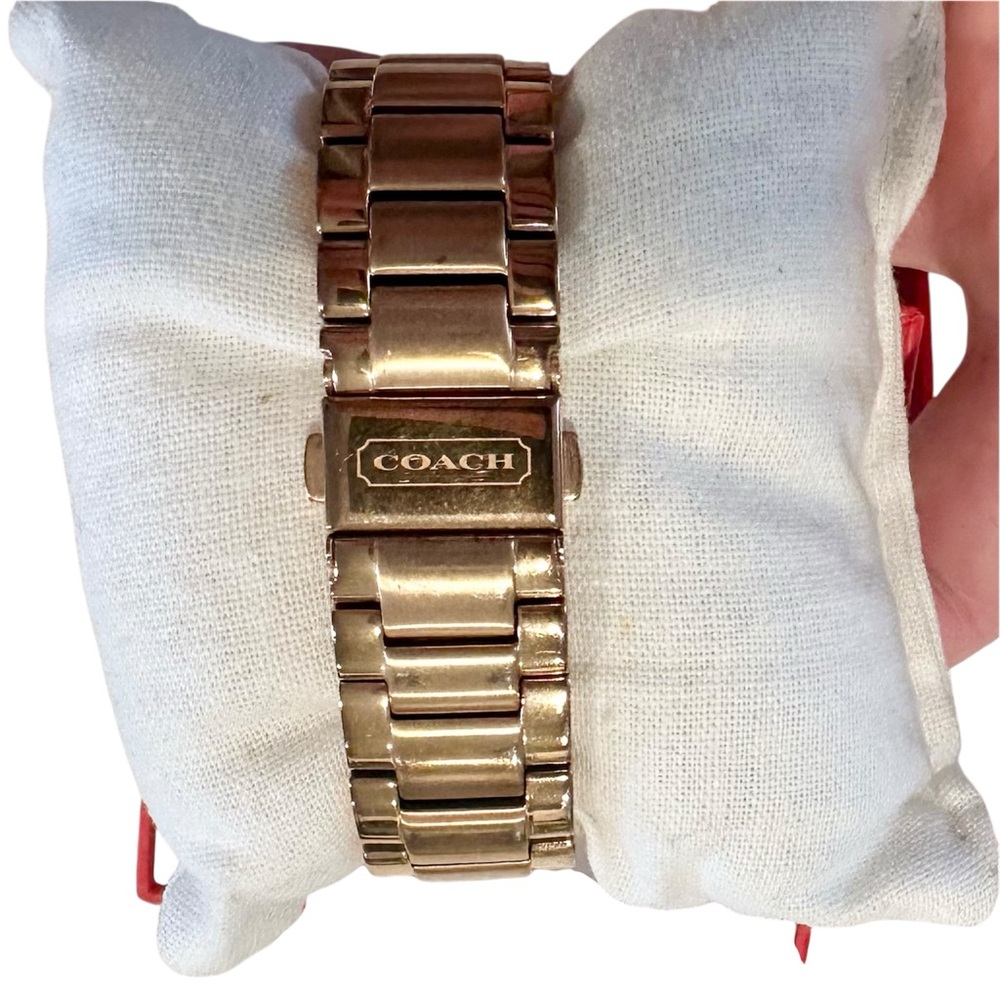 COACH Rose Gold Crystal Watch - Picture 5 of 8